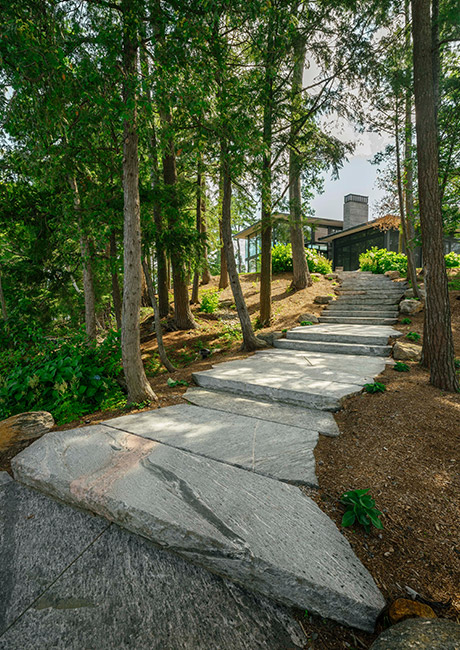 stone stairway